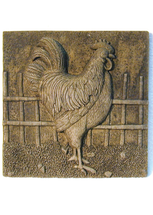 Rooster plaque