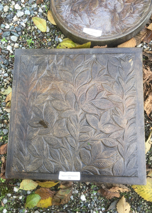square leaf step stone